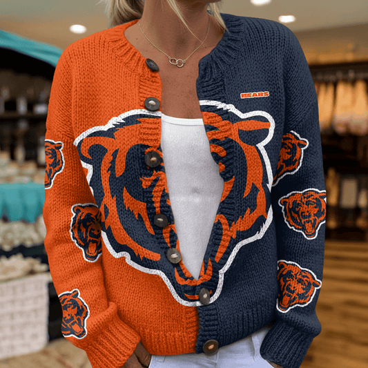 CCB CARDIGAN SWEATSHIRT WITH BUTTON DAT
