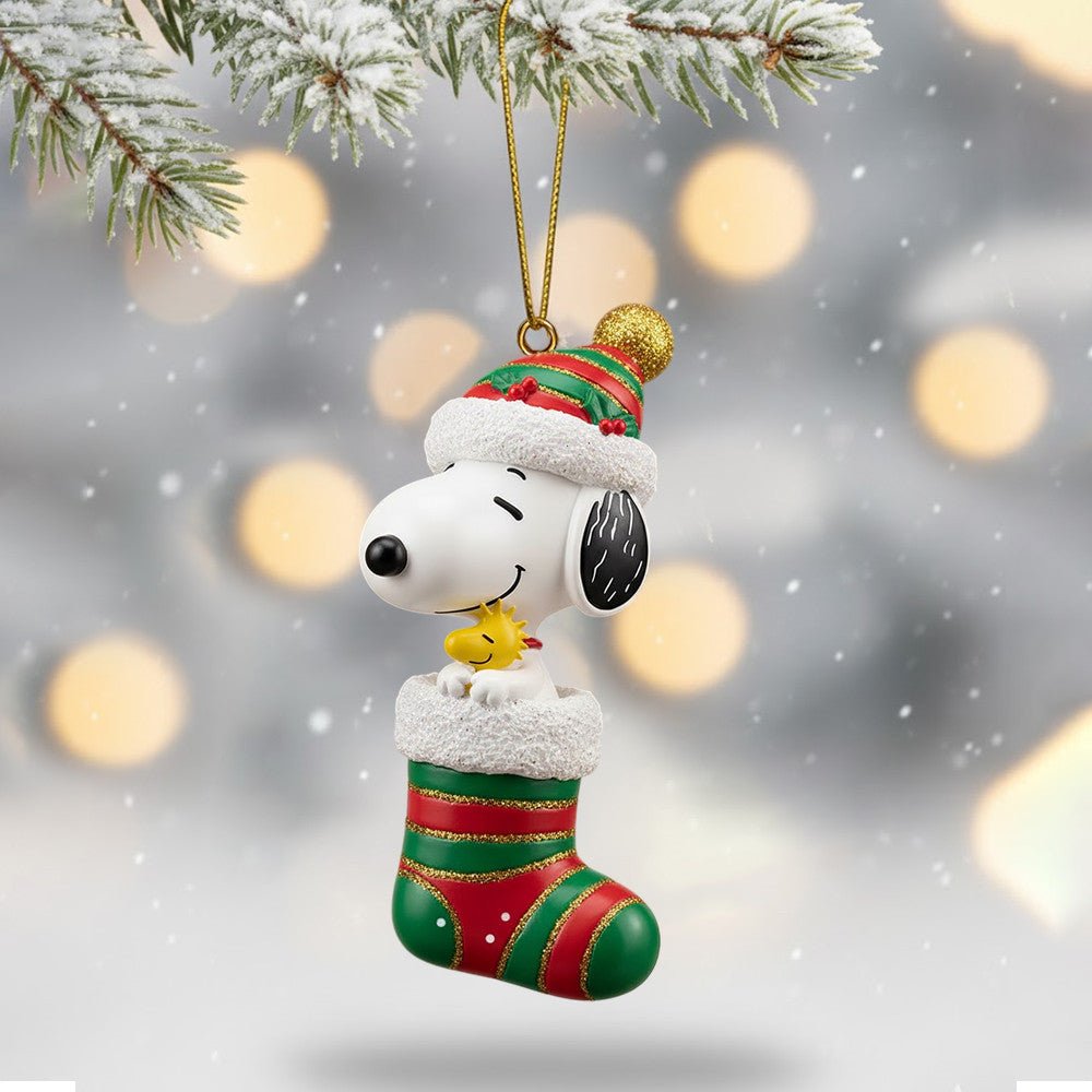 COMBO SNPY CHRISTMAS SNOWBALL LED LIGHT WITH ORNAMENT TNSM