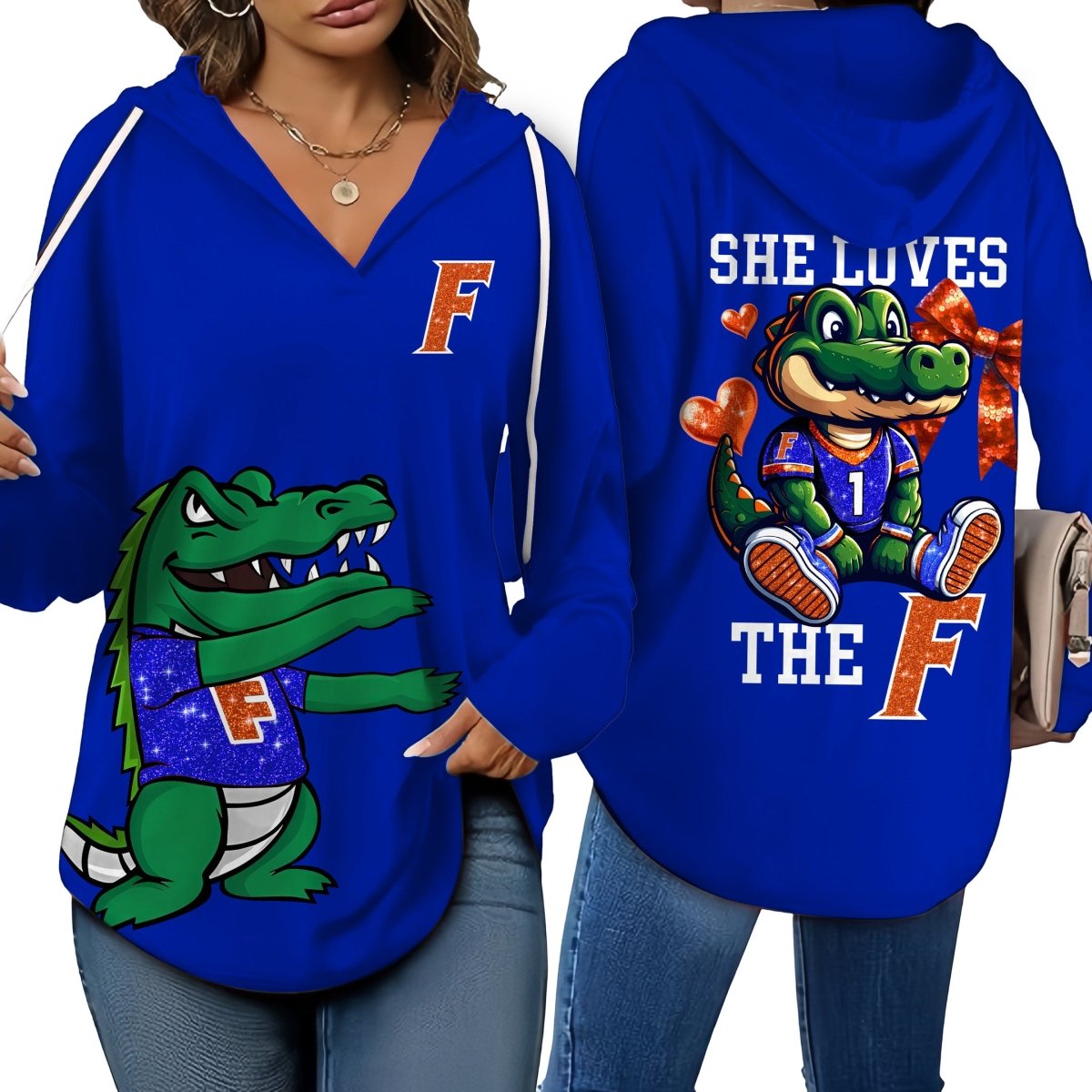 FGT V-neck Hooded Sweatshirt THT