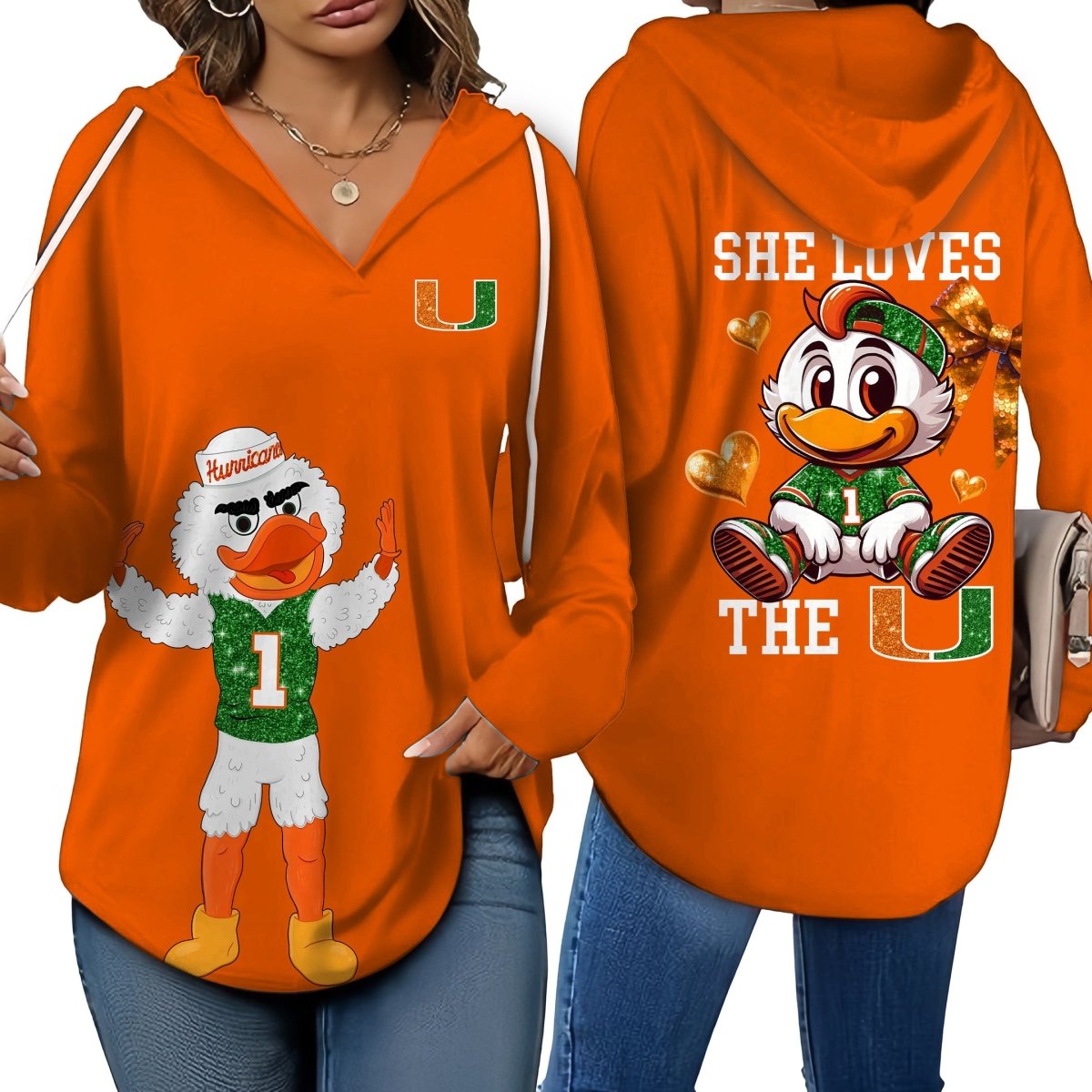MHC V-neck Hooded Sweatshirt THT