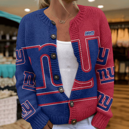 NYG CARDIGAN SWEATSHIRT WITH BUTTON 01 DAT