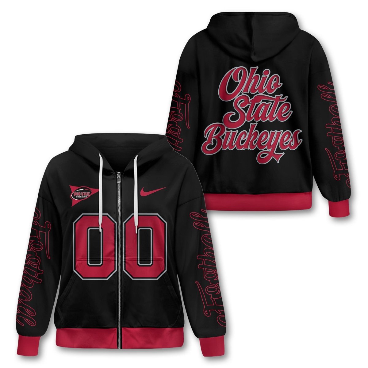 OSB Premium Zip Hoodie+Flared Pants HTTT