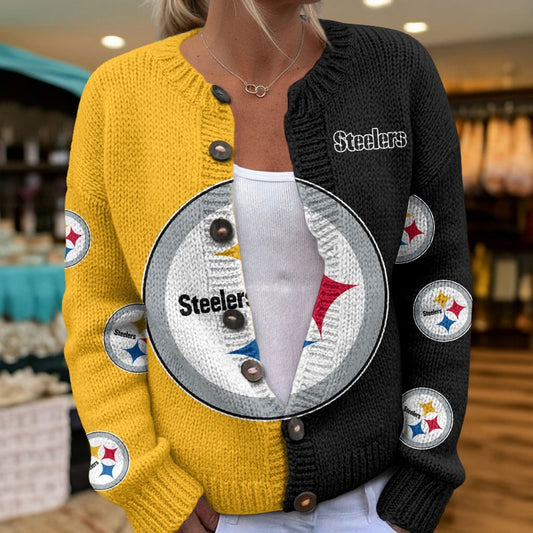 PBS CARDIGAN SWEATSHIRT WITH BUTTON DAT