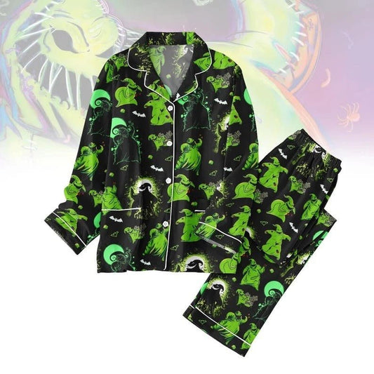 Premium Oogie Boogie - NBC Halloween Button Down Pajamas DC