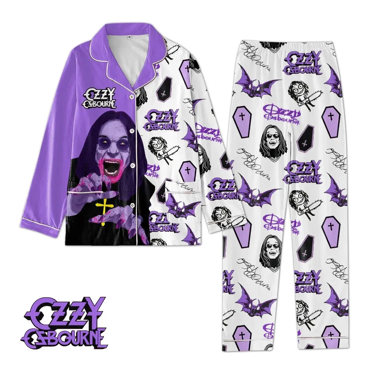 PREMIUM OZOB SS BUTTON PAJAMAS SET DCA