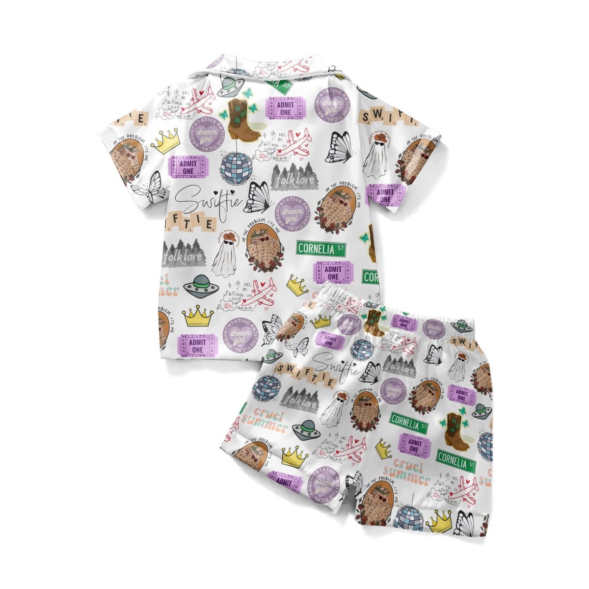 Premium TLSW Kid Summer Pajamas Short Set AH 050601