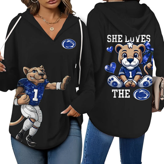 PSNL V-neck Hooded Sweatshirt THT