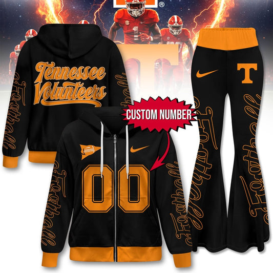 TVF Premium Zip Hoodie+Flared Pants HTTT