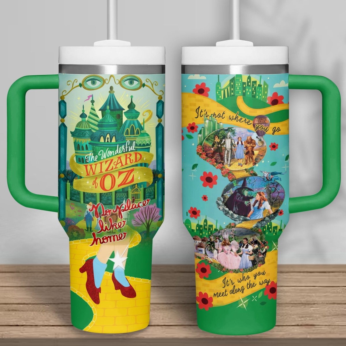 TWOZ 40oz Tumbler With Handle PTLE