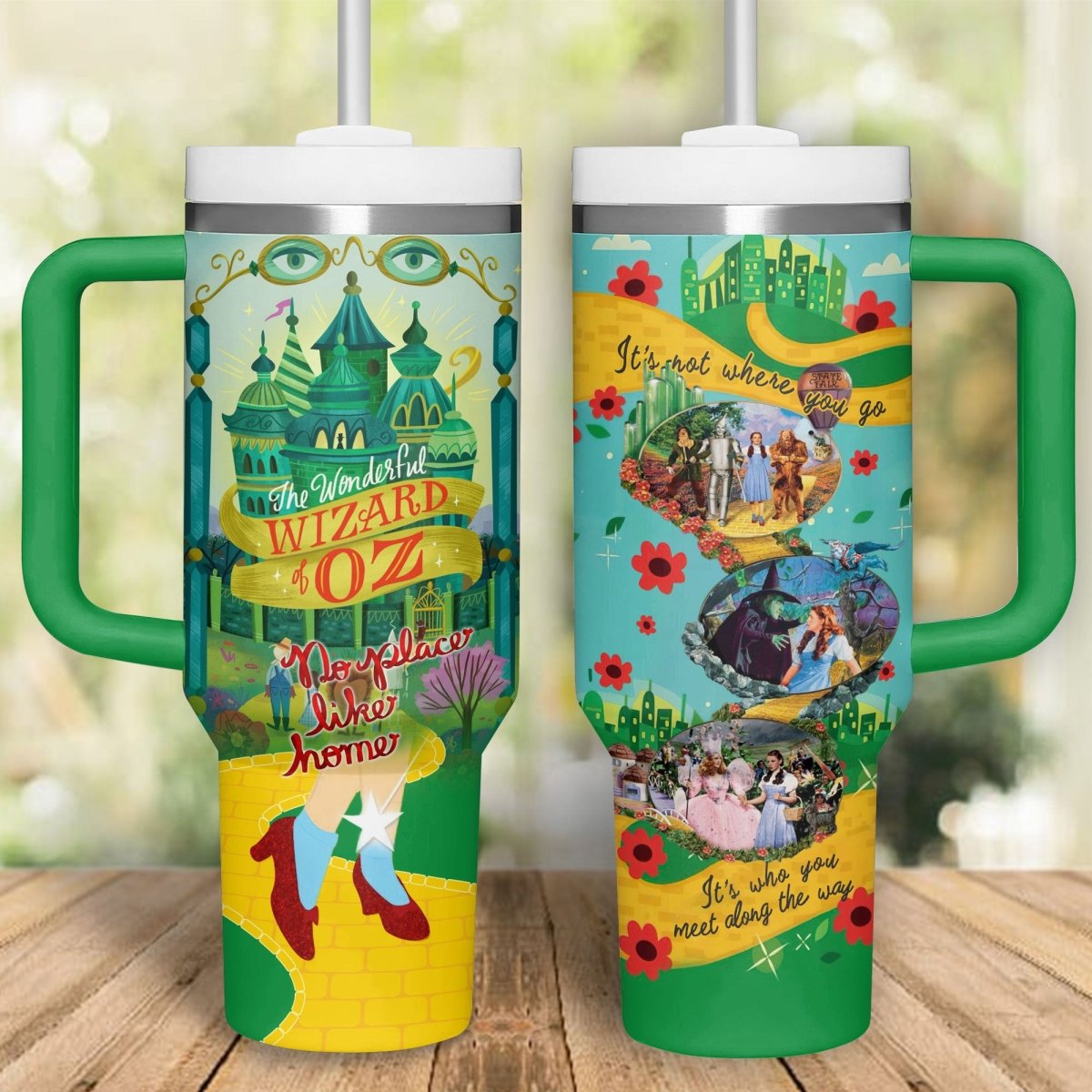 TWOZ 40oz Tumbler With Handle PTLE