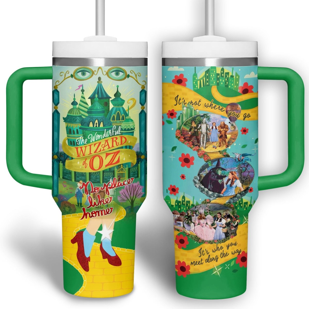 TWOZ 40oz Tumbler With Handle PTLE