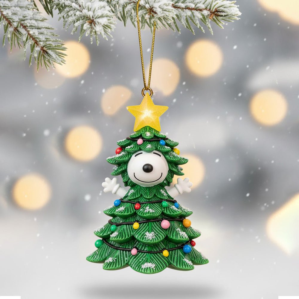 COMBO SNPY CHRISTMAS SNOWBALL LED LIGHT WITH ORNAMENT TNSM