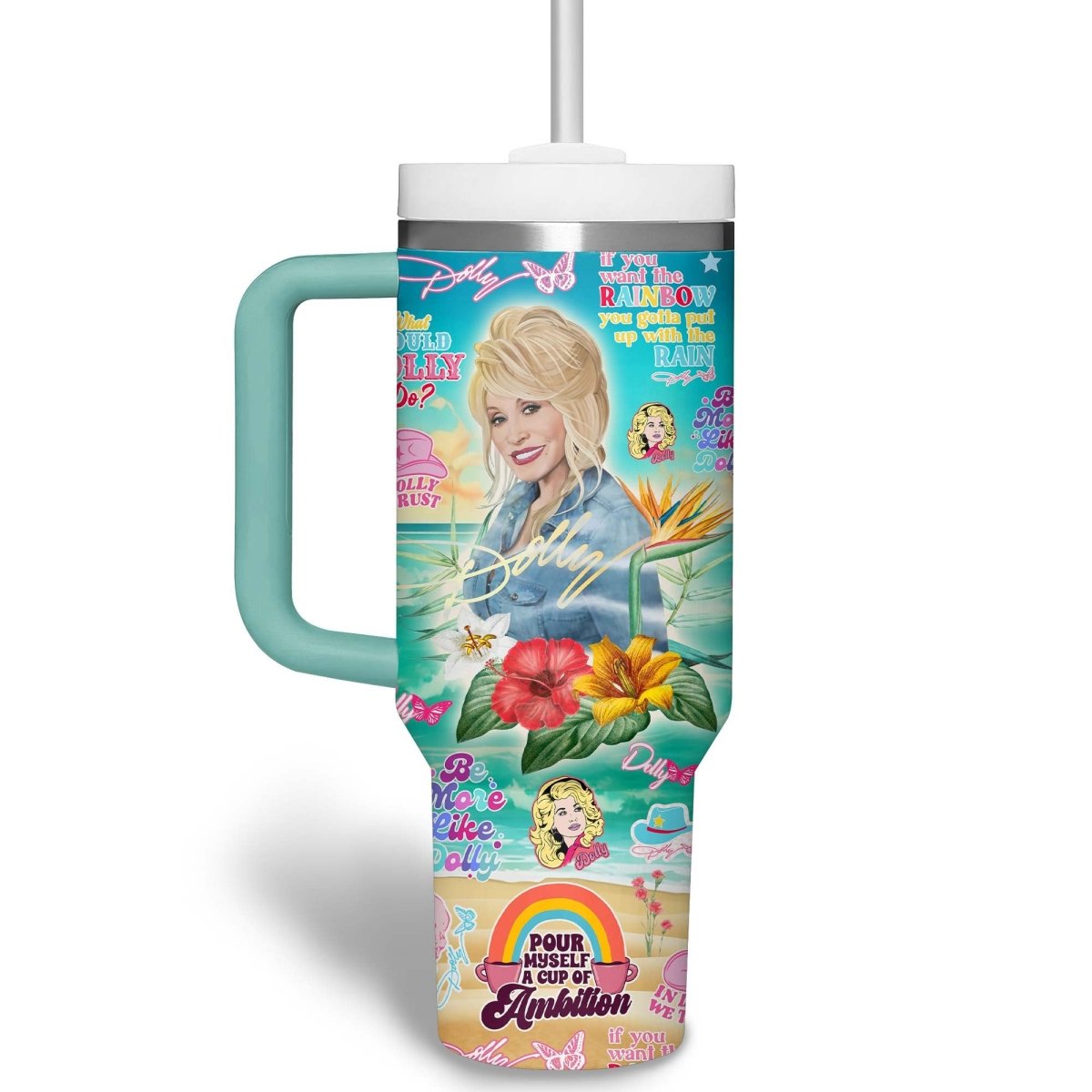 DLPT 40oz Tumbler With Handle HN