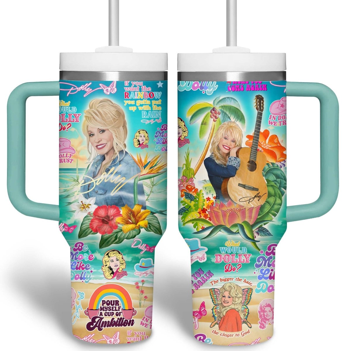 DLPT 40oz Tumbler With Handle HN