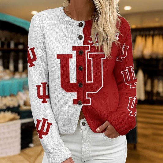 IDH CARDIGAN SWEATSHIRT WITH BUTTON DAT