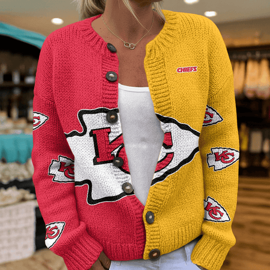 KCC CARDIGAN SWEATSHIRT WITH BUTTON DAT