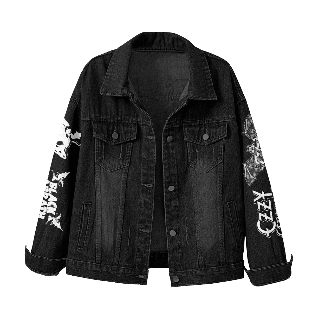 OZOB Denim Jacket DAT - dcprintify