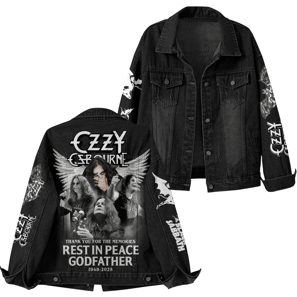 OZOB Denim Jacket DAT - dcprintify