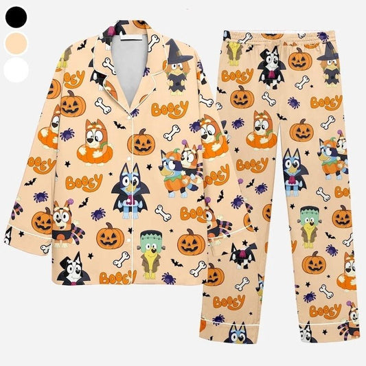 Premium BLU Halloween Button Down Pajamas DC