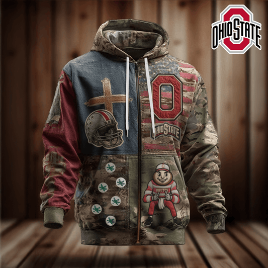 PREMIUM OSB 3D Men's Vintage Casual Hoodie LNTH