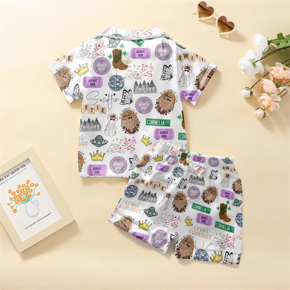 Premium TLSW Kid Summer Pajamas Short Set AH 050601